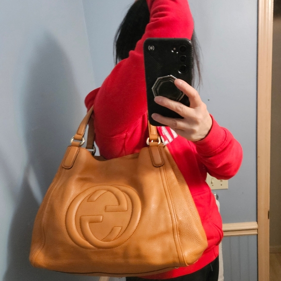 Auth Gucci Soho Medium Bag Large GG - Picture 2 of 15